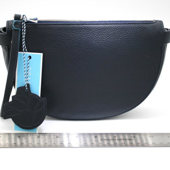 BRAND NEW-Drapper James Half-Moon Clutch - Picture 1 of 9